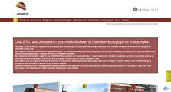 Desktop Screenshot of lanzetti.fr