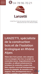 Mobile Screenshot of lanzetti.fr